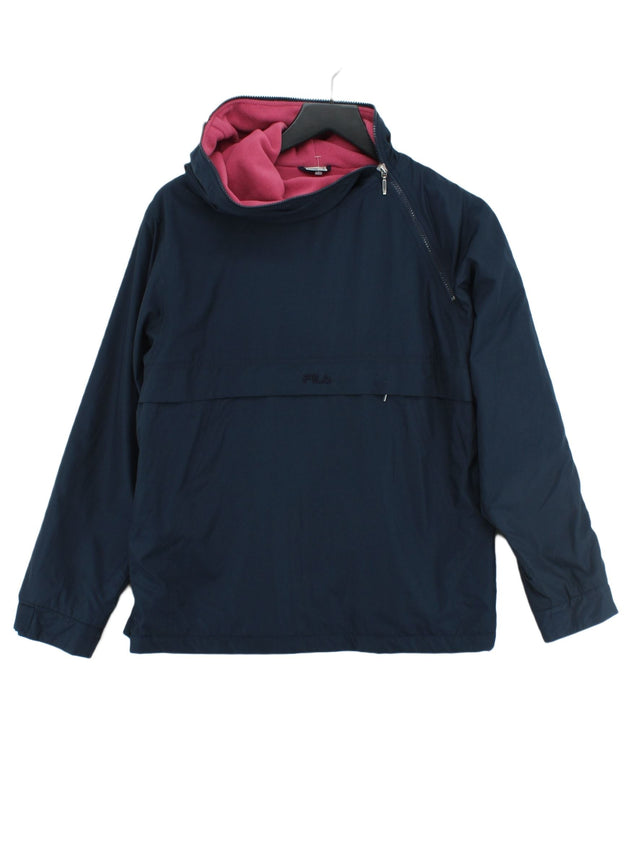 Fila Women's Jacket UK 12 Blue 100% Polyester