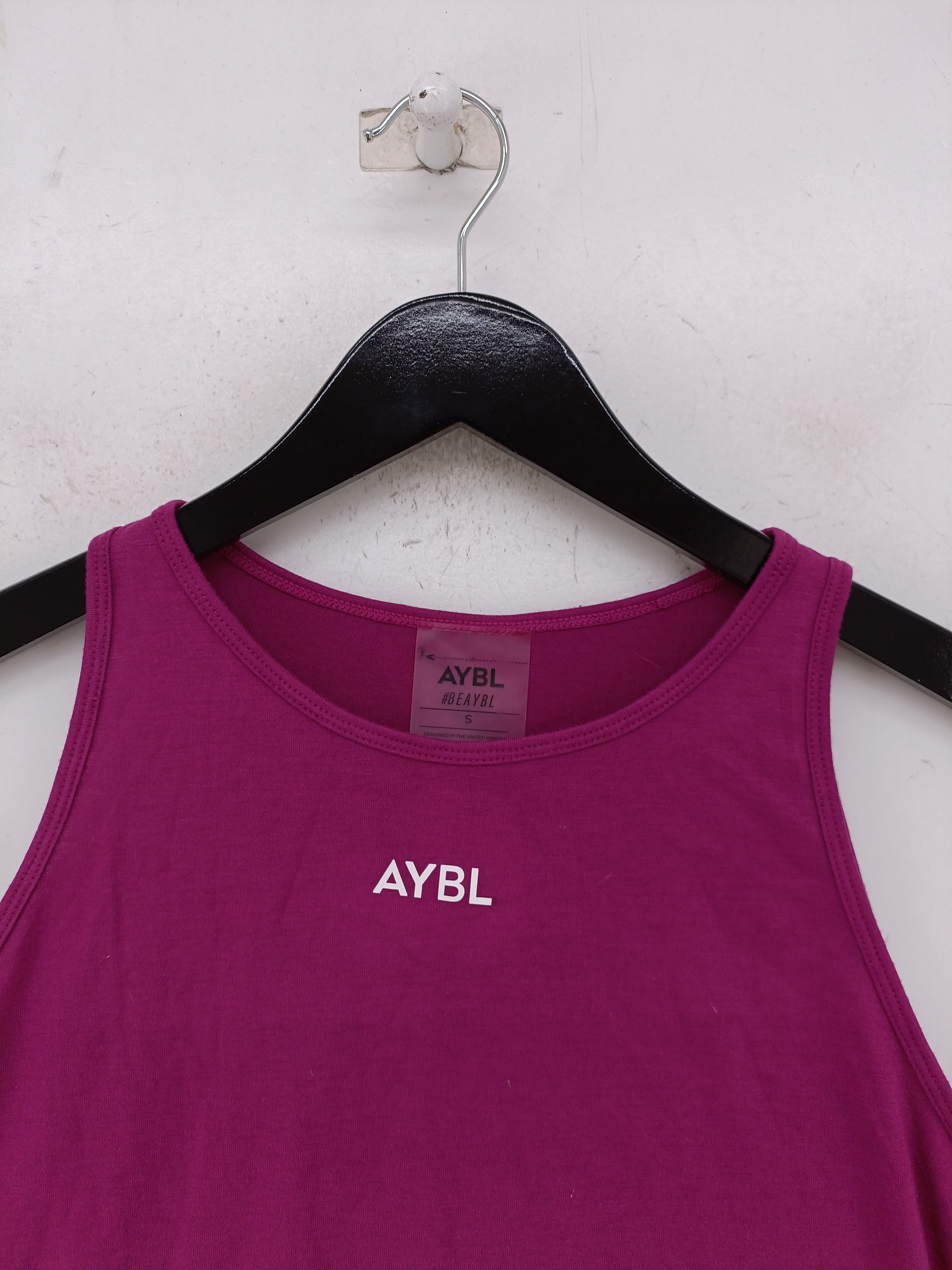 Aybl Women's T-Shirt S Purple Polyester with Elastane, Rayon