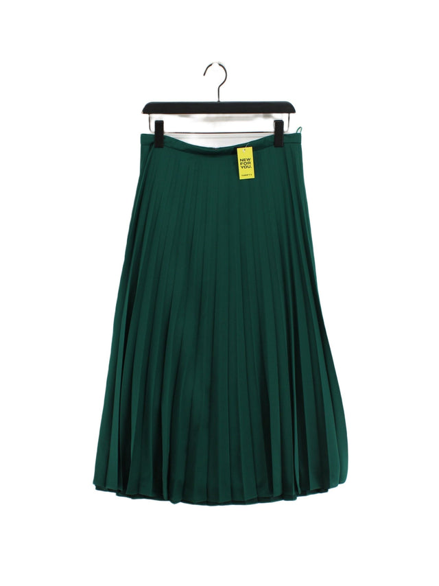 J. Crew Women's Maxi Skirt UK 8 Green 100% Polyester
