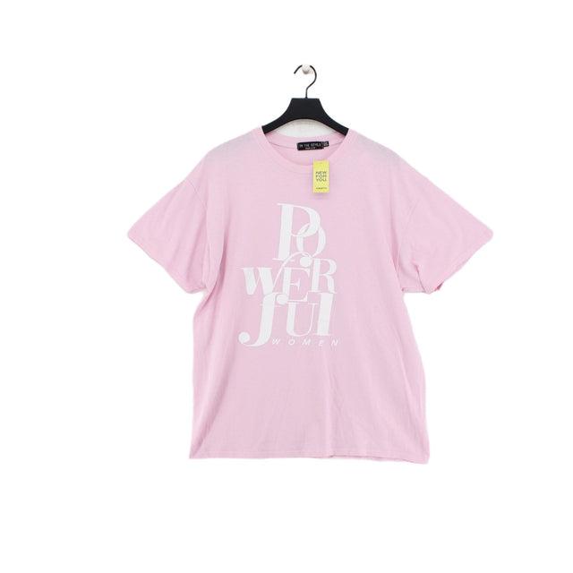 In The Style Women's T-Shirt UK 14 Pink 100% Other