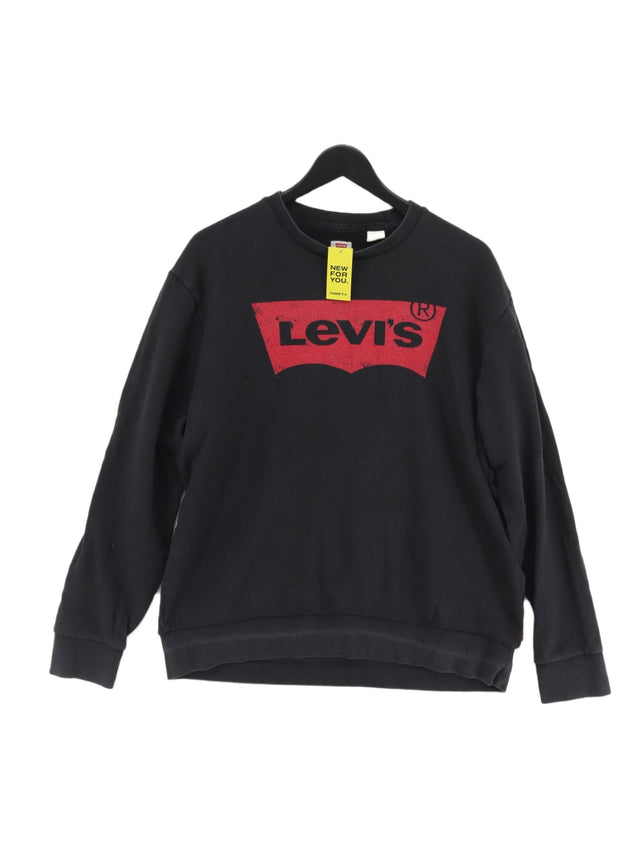 Levi’s Men's Jumper L Black 100% Cotton