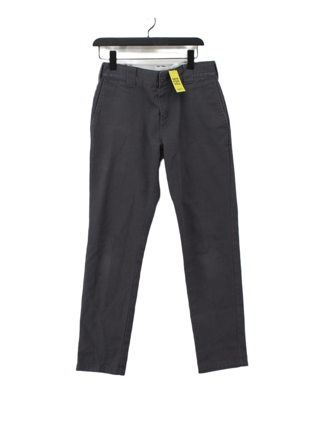 Dickies Men's Trousers W 30 in; L 32 in Grey Cotton with Polyester