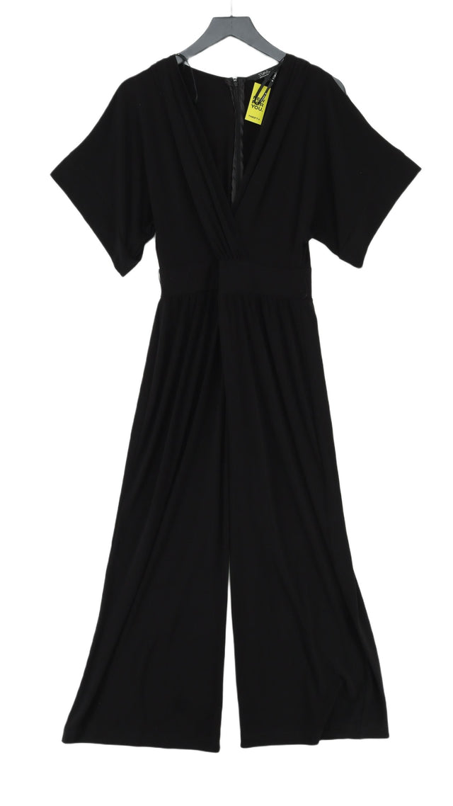 Julien Macdonald Women's Maxi Dress UK 10 Black Polyester with Elastane
