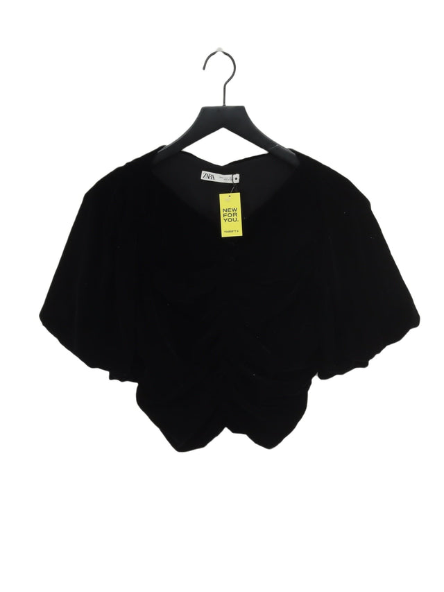 Zara Women's Blouse M Black 100% Polyester