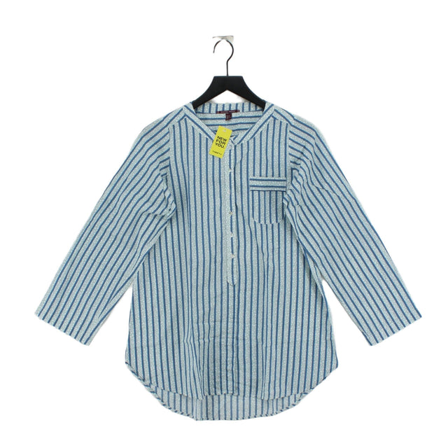 Princesse Tam-tam Women's Shirt UK 12 Blue 100% Cotton