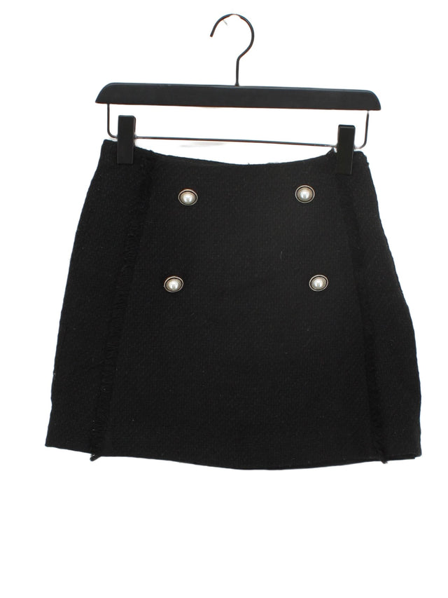 Mango Women's Mini Skirt XS Black