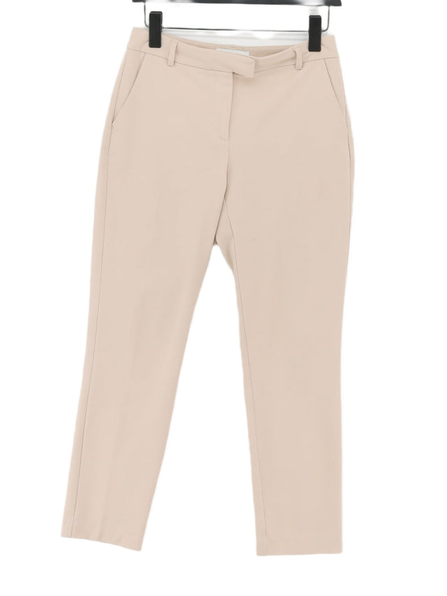 Reiss Women's Trousers UK 8 Cream 100% Other