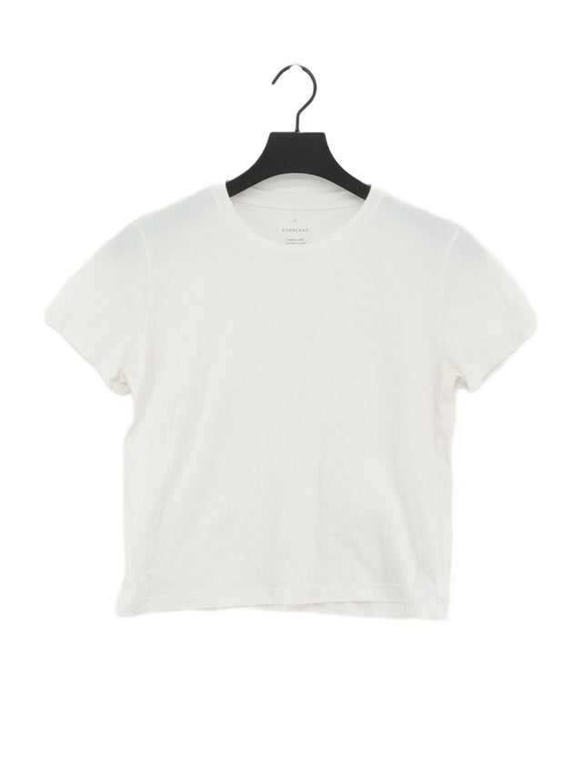 Everlane Women's T-Shirt XS White 100% Cotton