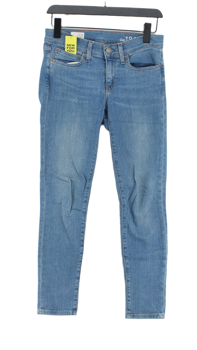Gap Women's Jeans UK 4 Blue Cotton with Spandex