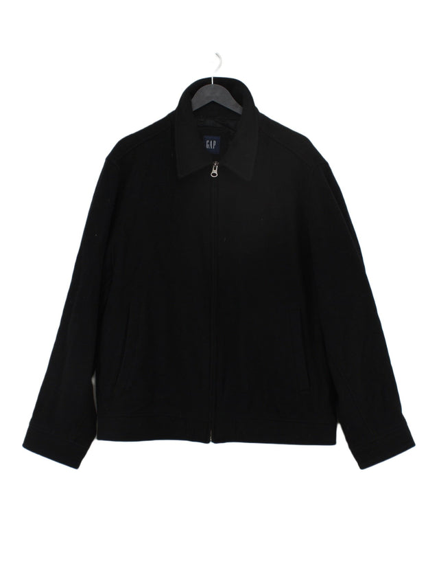 Gap Women's Blazer L Black Wool with Nylon