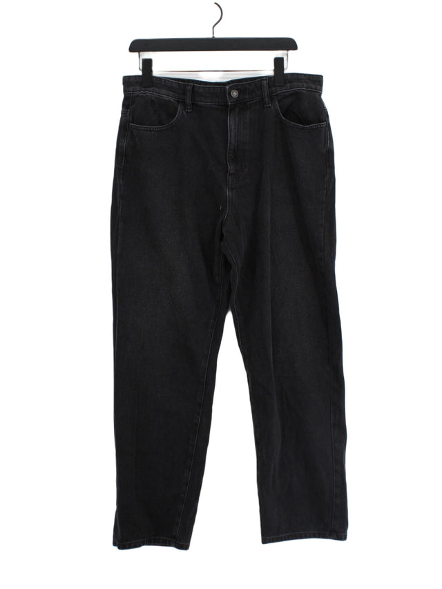 AsYou Women's Jeans W 34 in Black 100% Cotton
