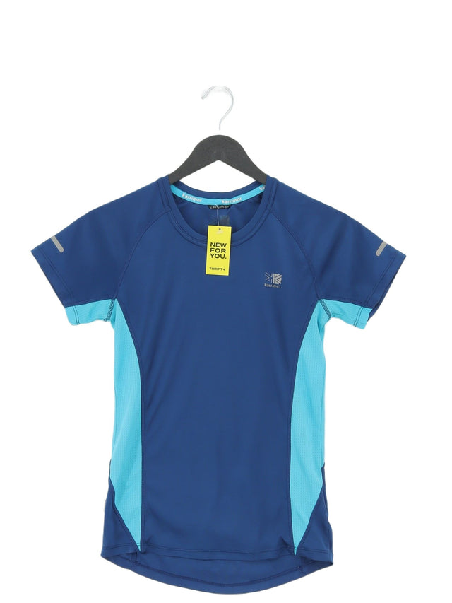 Karrimor Women's T-Shirt UK 8 Blue 100% Polyester