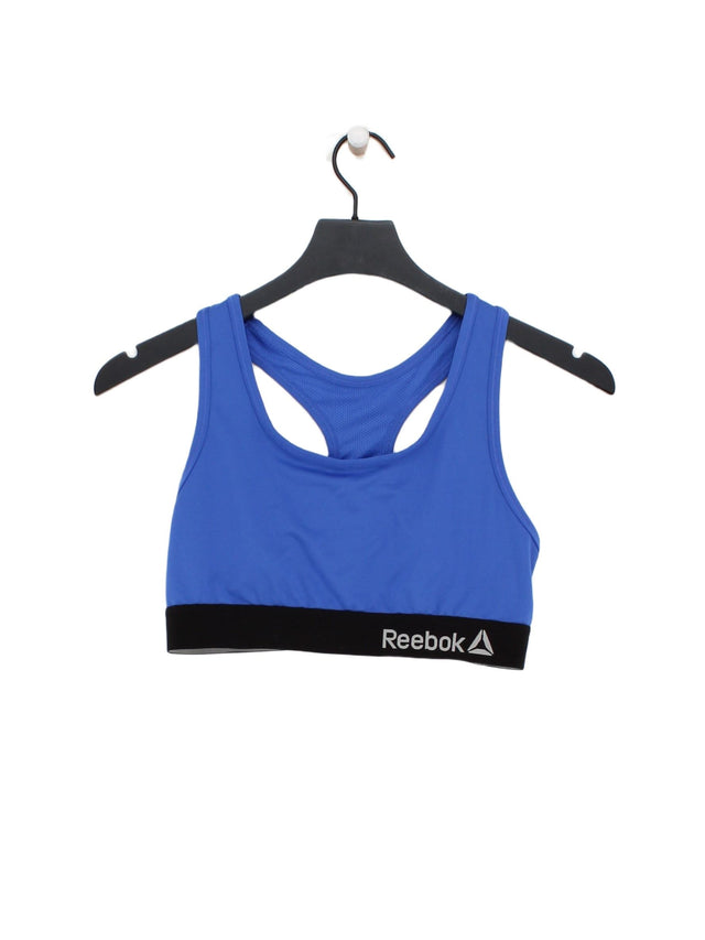 Reebok Women's T-Shirt M Blue Polyester with Elastane