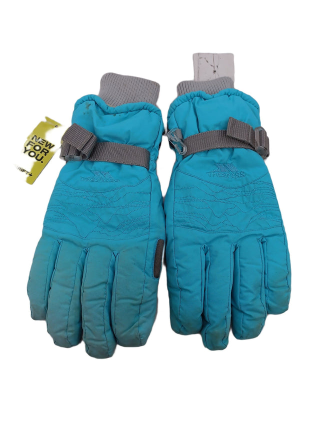 Trespass Women's Gloves L Blue Polyamide with Polyester