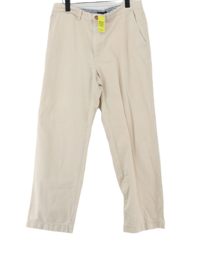 Tommy Hilfiger Women's Suit Trousers W 34 in; L 32 in Cream 100% Other