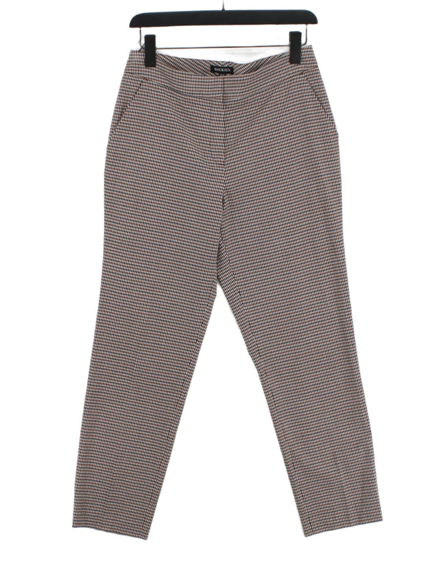 Baukjen Women's Suit Trousers UK 10 Brown Polyester with Elastane