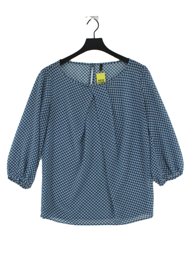 Benetton Women's Top S Blue 100% Other