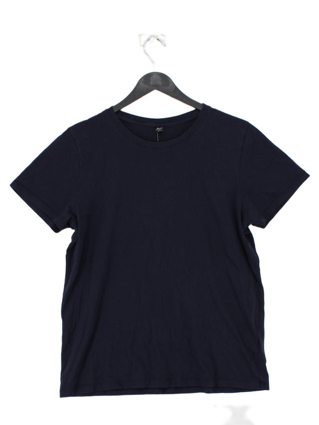 Uniqlo Women's T-Shirt M Blue 100% Cotton