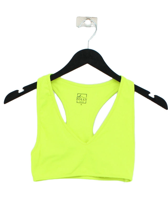 Oh Polly Women's Top S Yellow 100% Other