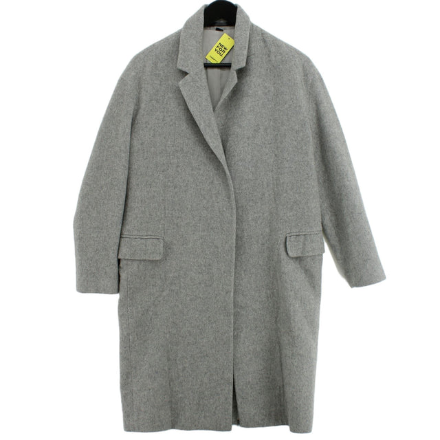 AllSaints Women's Jacket XS Grey Wool with Cotton, Polyamide, Polyester, Viscose