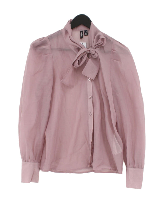 Vero Moda Women's Blouse S Pink 100% Polyester