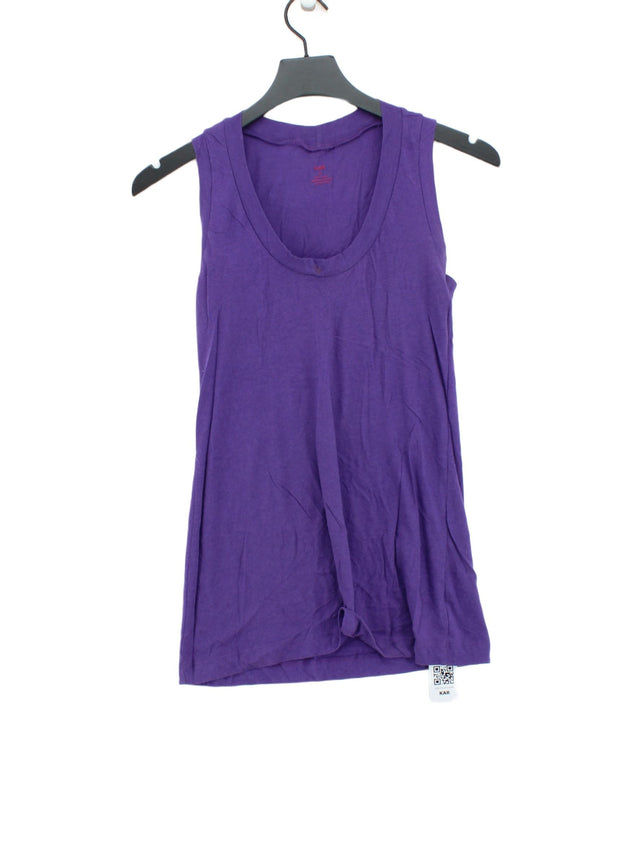LNA Women's T-Shirt S Purple 100% Cotton