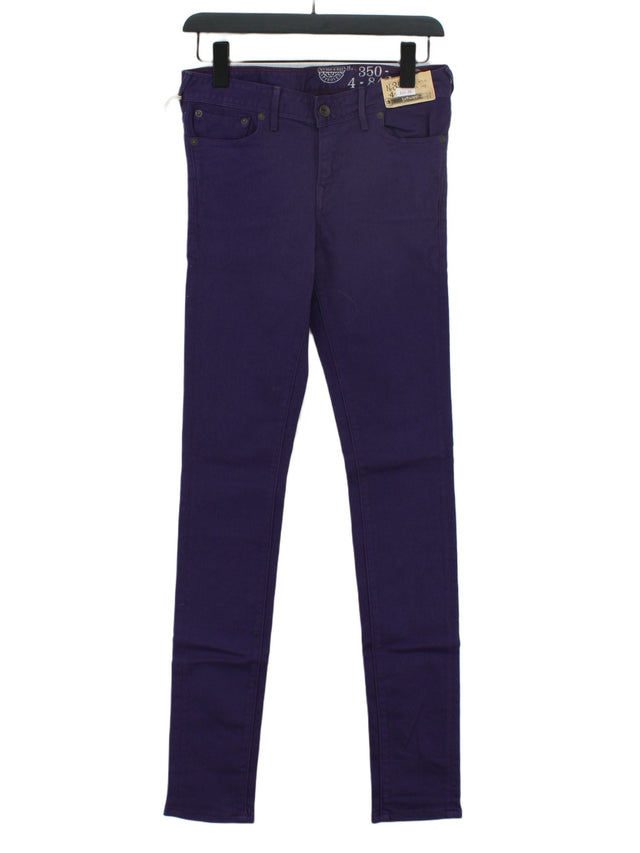 No 350 4 842 Women's Jeans W 26 in; L 34 in Purple Cotton with Elastane