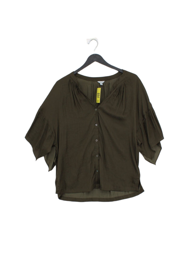 Jigsaw Women's Shirt UK 10 Green 100% Polyester
