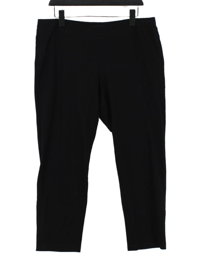 Eileen Fisher Women's Sports Bottoms L Black Viscose with Nylon, Other