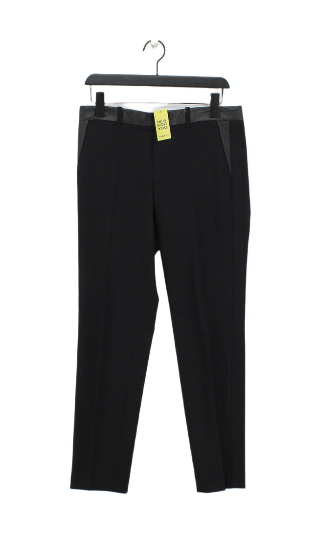 Vince Women's Suit Trousers UK 8 Black Wool with Other