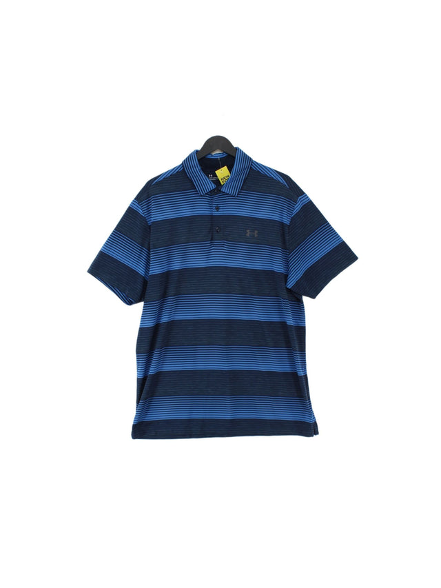 Under Armour Men's Polo L Blue 100% Other