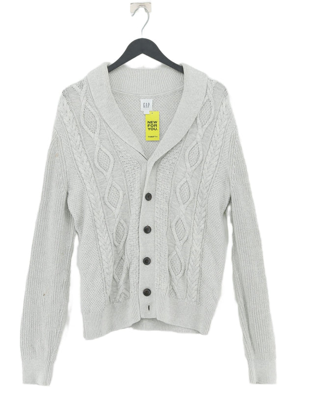 Gap Women's Cardigan XS Grey 100% Cotton