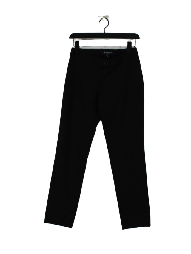 Aquascutum Women's Suit Trousers UK 6 Black
