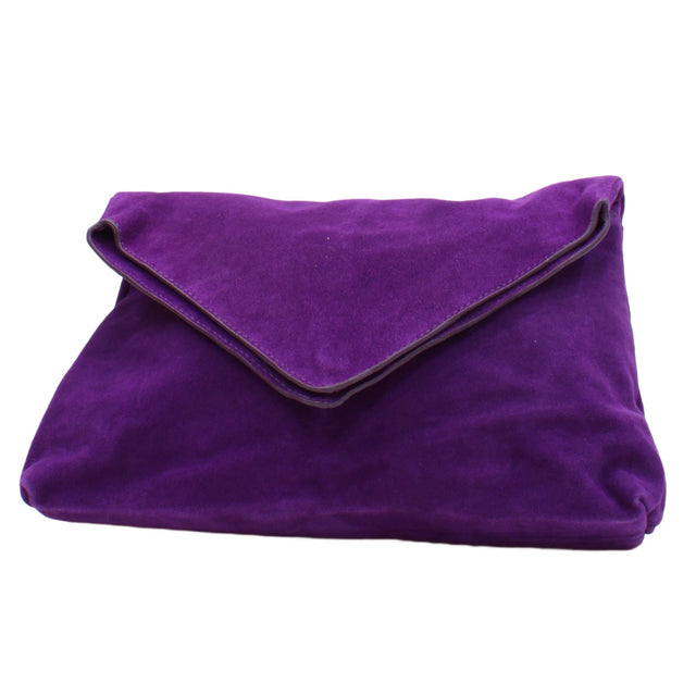 MNG Women's Bag Purple Leather with Cotton