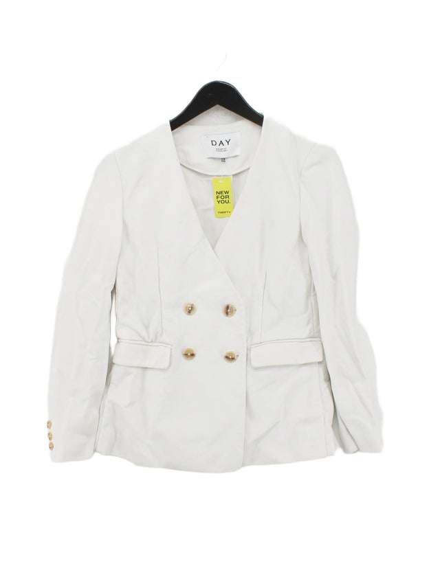 DAY Birger Et Mikkelsen Women's Blazer S White Viscose with Elastane, Polyester