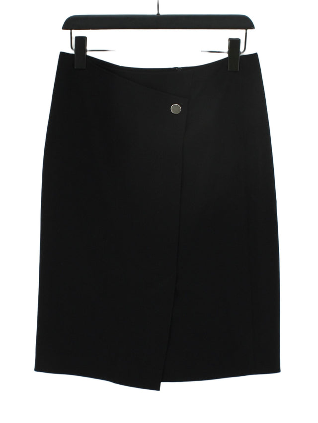 Gerard Darel Women's Midi Skirt UK 12 Black Polyester with Other