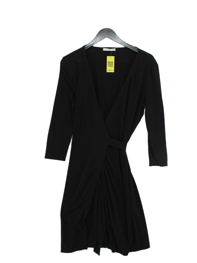 MNG Women's Midi Dress M Black 100% Other