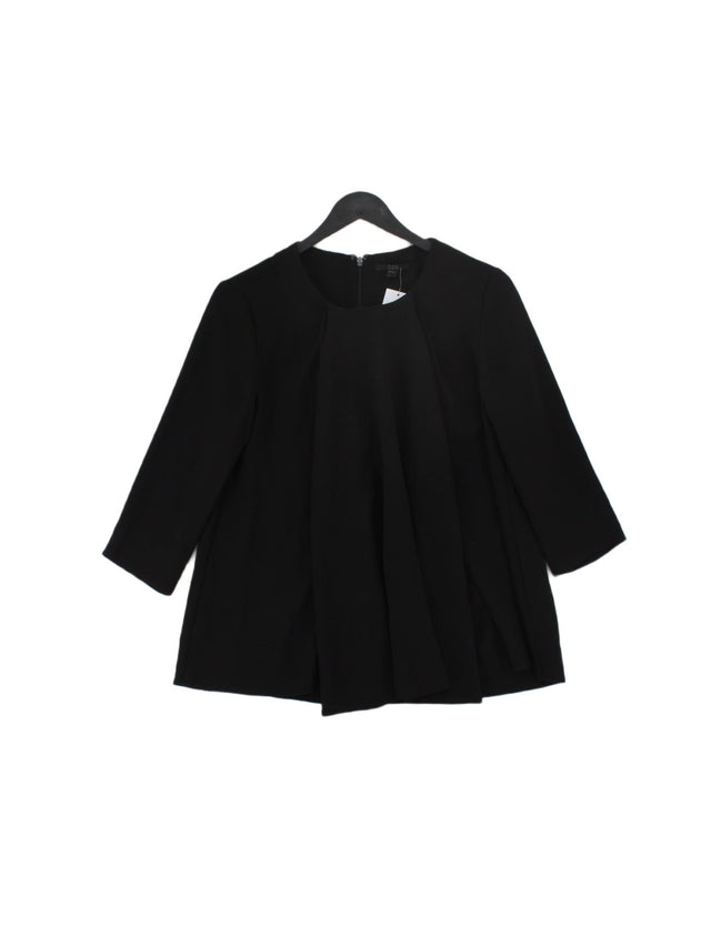 COS Women's Blouse UK 6 Black 100% Polyester