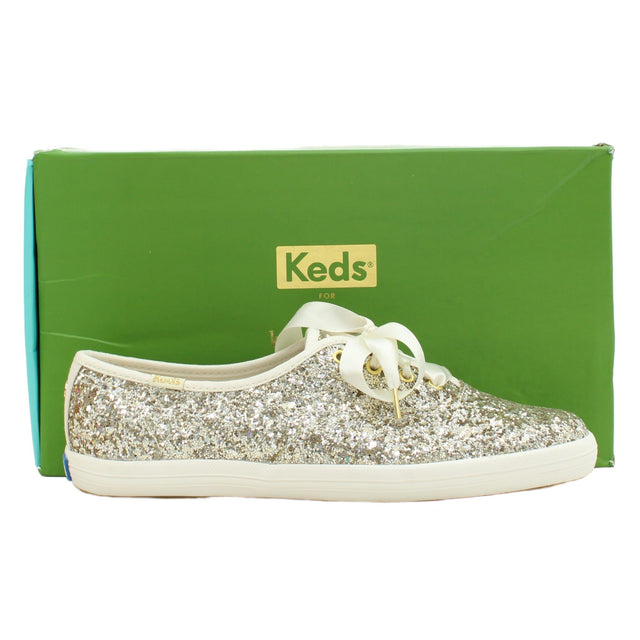 Keds Women's Trainers UK 4.5 Silver 100% Other