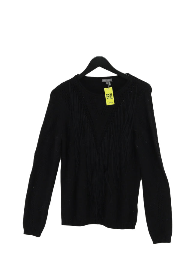 Vince Camuto Women's Jumper M Black Cotton with Acrylic, Rayon