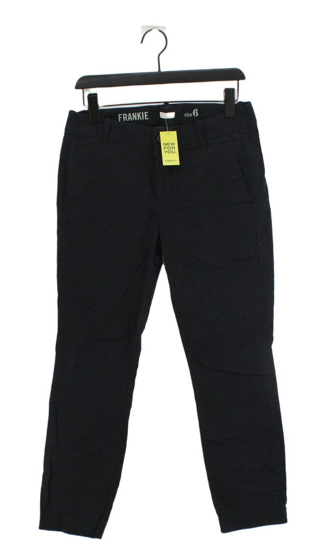 J. Crew Women's Suit Trousers UK 10 Blue 100% Polyester