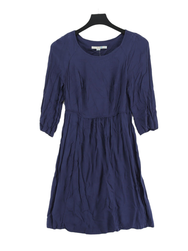 Boden Women's Midi Dress UK 10 Blue 100% Viscose