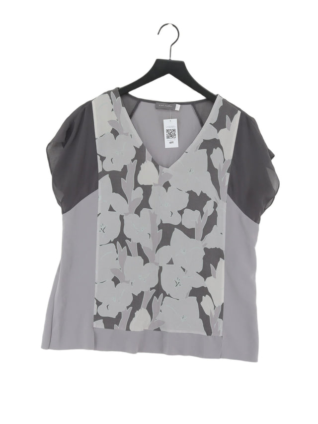 Mint Velvet Women's Blouse UK 18 Grey Polyester with Elastane