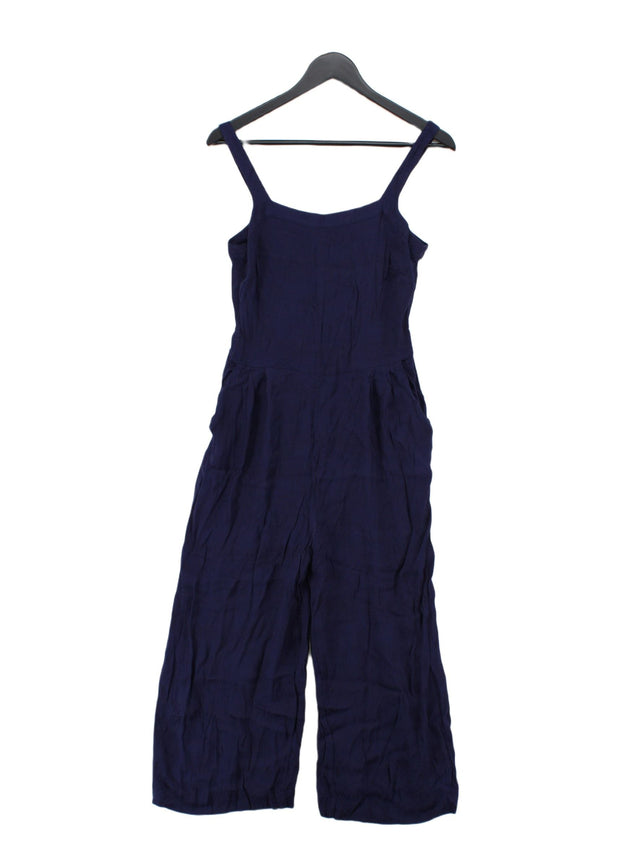 Oliver Bonas Women's Jumpsuit UK 10 Blue 100% Other