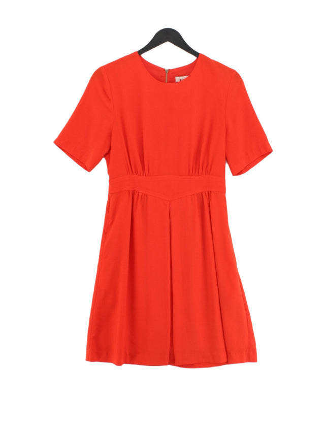 Louche Women's Midi Dress UK 10 Orange 100% Polyester