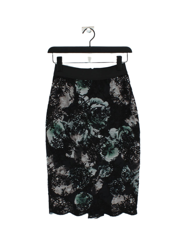 Coast Women's Midi Skirt UK 6 Black 100% Polyester