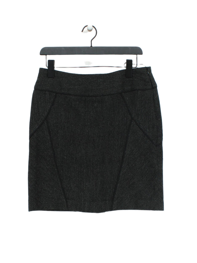 Darling Women's Midi Skirt L Grey Wool with Acrylic, Cotton