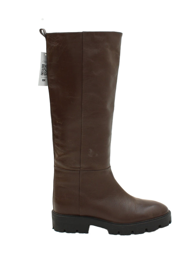 Massimo Dutti Women's Boots UK 6 Brown 100% Other