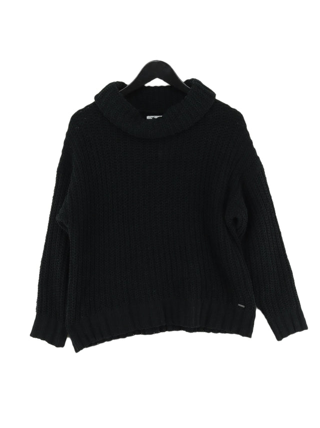 Hollister Women's Jumper XS Black 100% Polyester