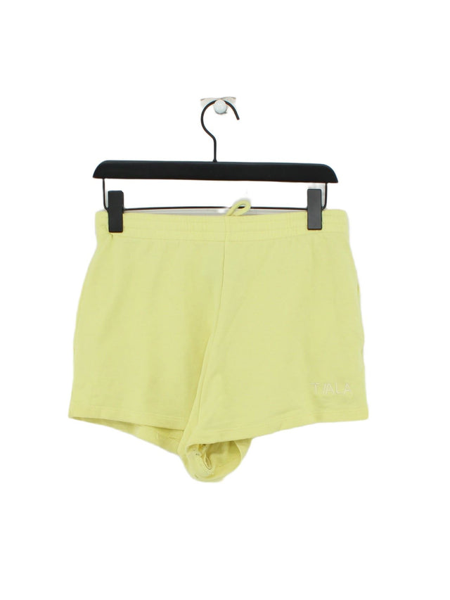 Tala Women's Shorts M Yellow Cotton with Other, Polyester